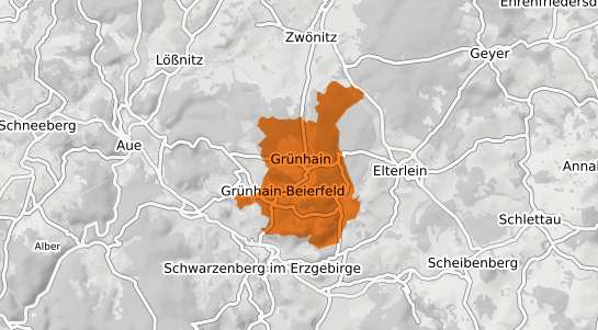 Mietspiegelkarte Gr&uuml;nhain-Beierfeld